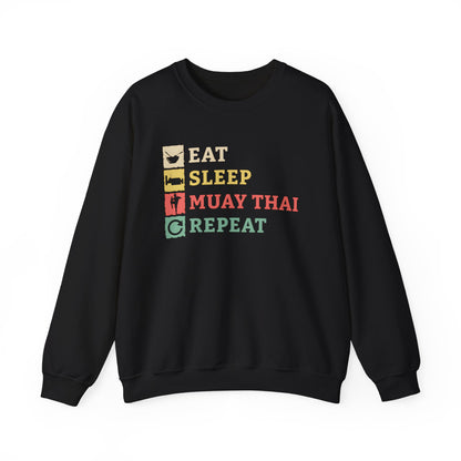 Eat Sleep Muay Thai Repeat Sweatshirt