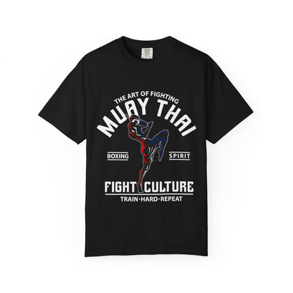 Muay Thai Warrior Minimal Combat Graphic T-Shirt