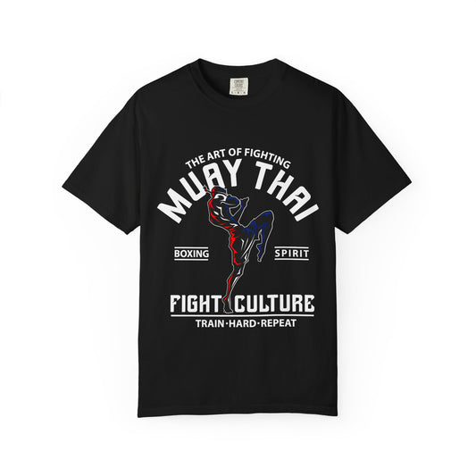 Muay Thai Warrior Minimal Combat Graphic T-Shirt