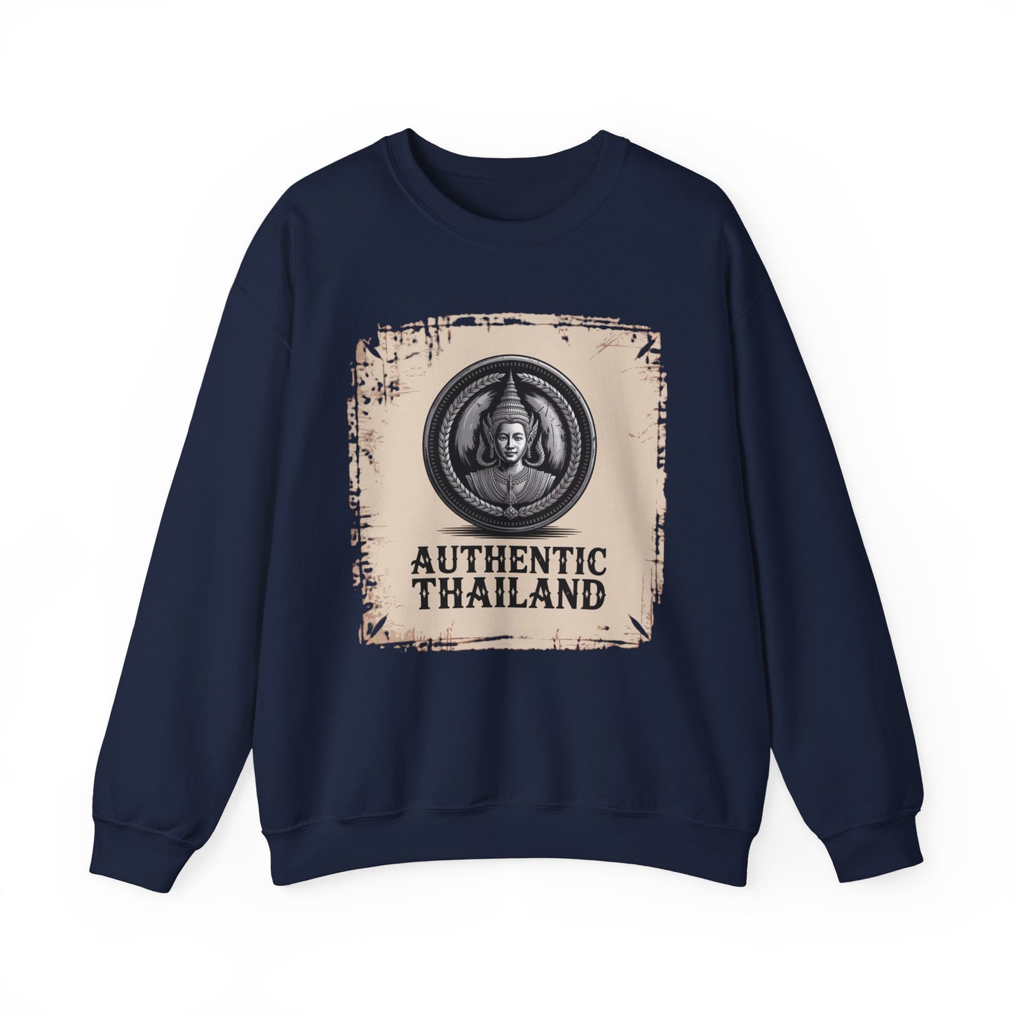 authentic thailand heritage coin crewneck sweatshirt