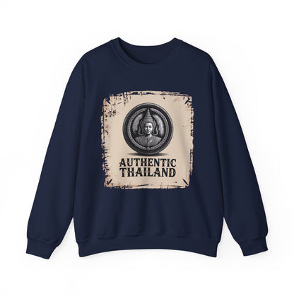 Authentic Thailand Heritage Coin Crewneck Sweatshirt
