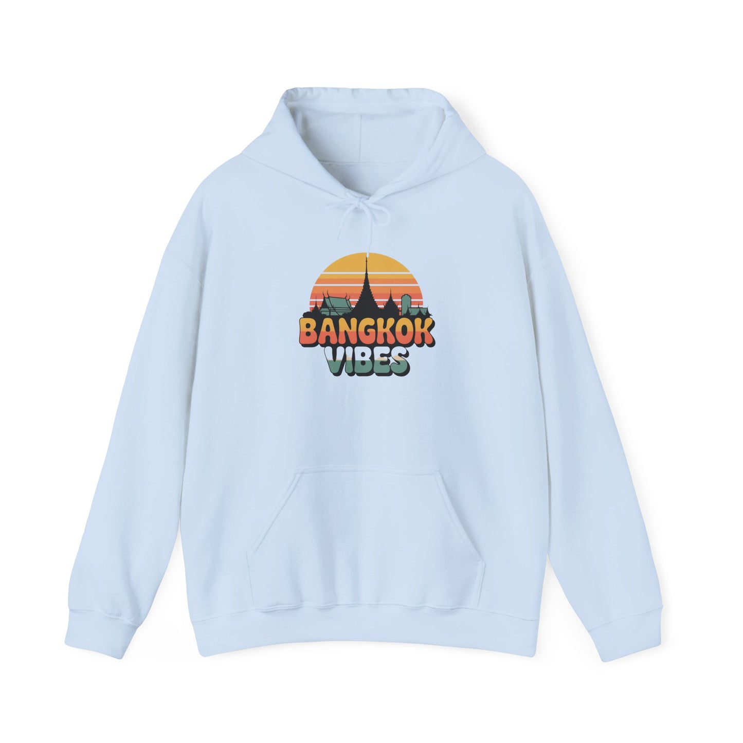 bangkok retro sunset vibes hoodie