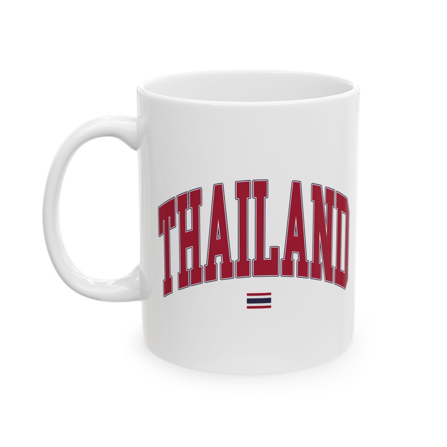 thailand ceramic mug with flag (11oz)
