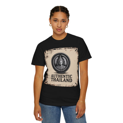 Authentic Thailand Vintage Goddess Emblem Graphic T-Shirt