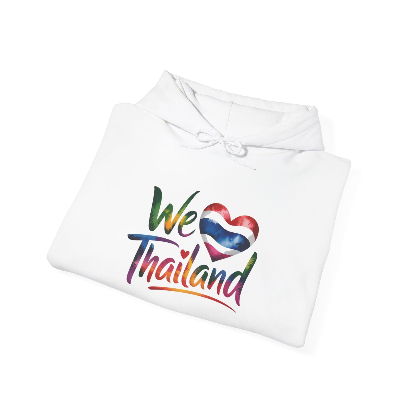 we love thailand hoodie – thai flag heart travel sweatshirt