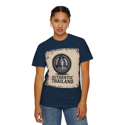 Authentic Thailand Vintage Goddess Emblem Graphic T-Shirt