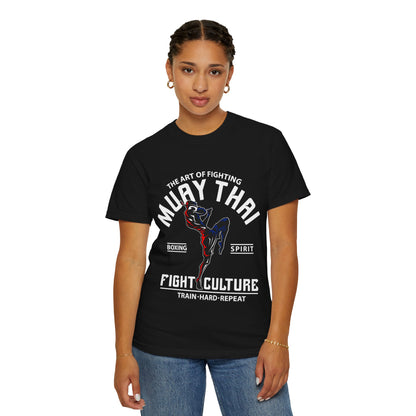 Muay Thai Warrior Minimal Combat Graphic T-Shirt