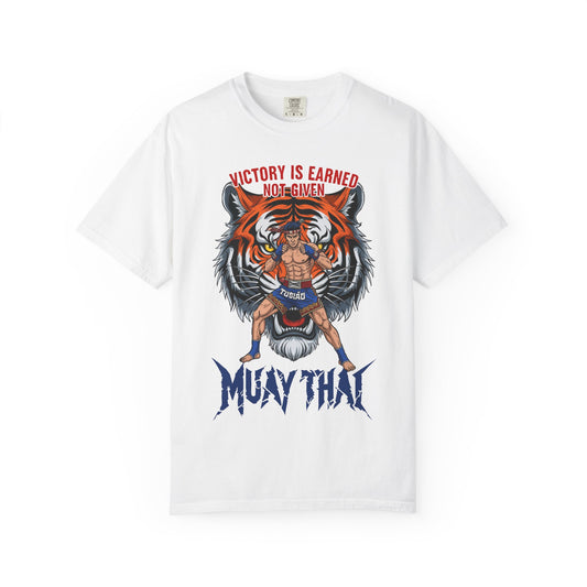 Victory Is Earned Not Given Muay Thai Tiger T Shirt