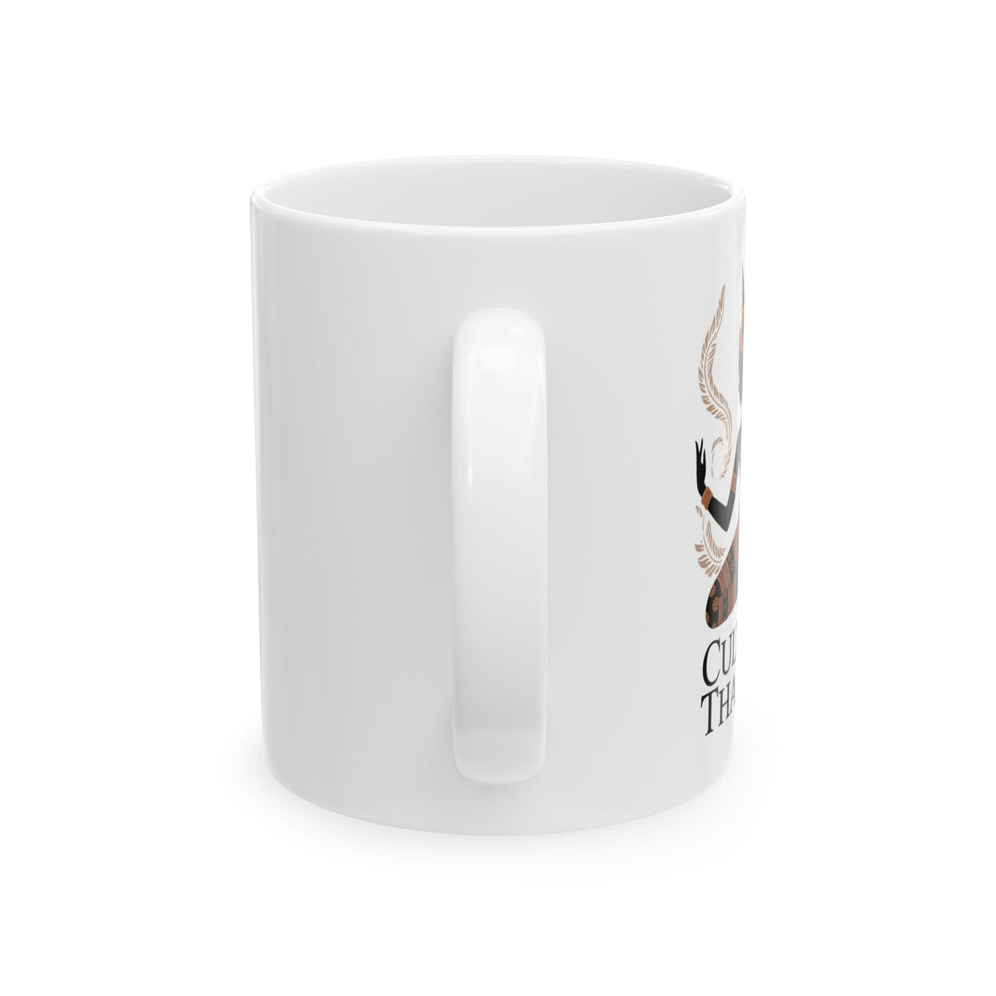 traditional thai apsara art mug