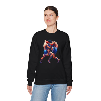 Muay Thai Battle Sweatshirt — Combat Training Crewneck for Fighters