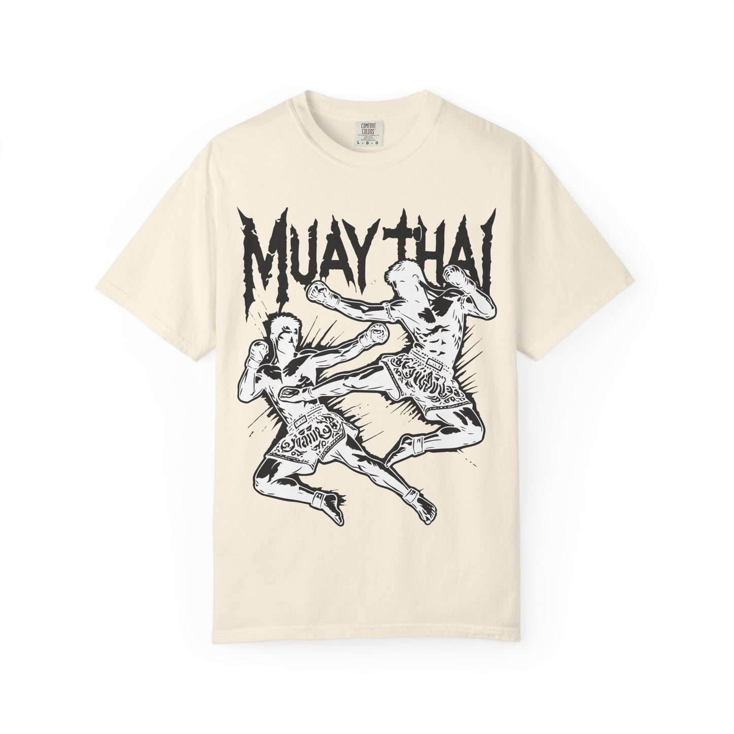 muay thai combat kick t-shirt