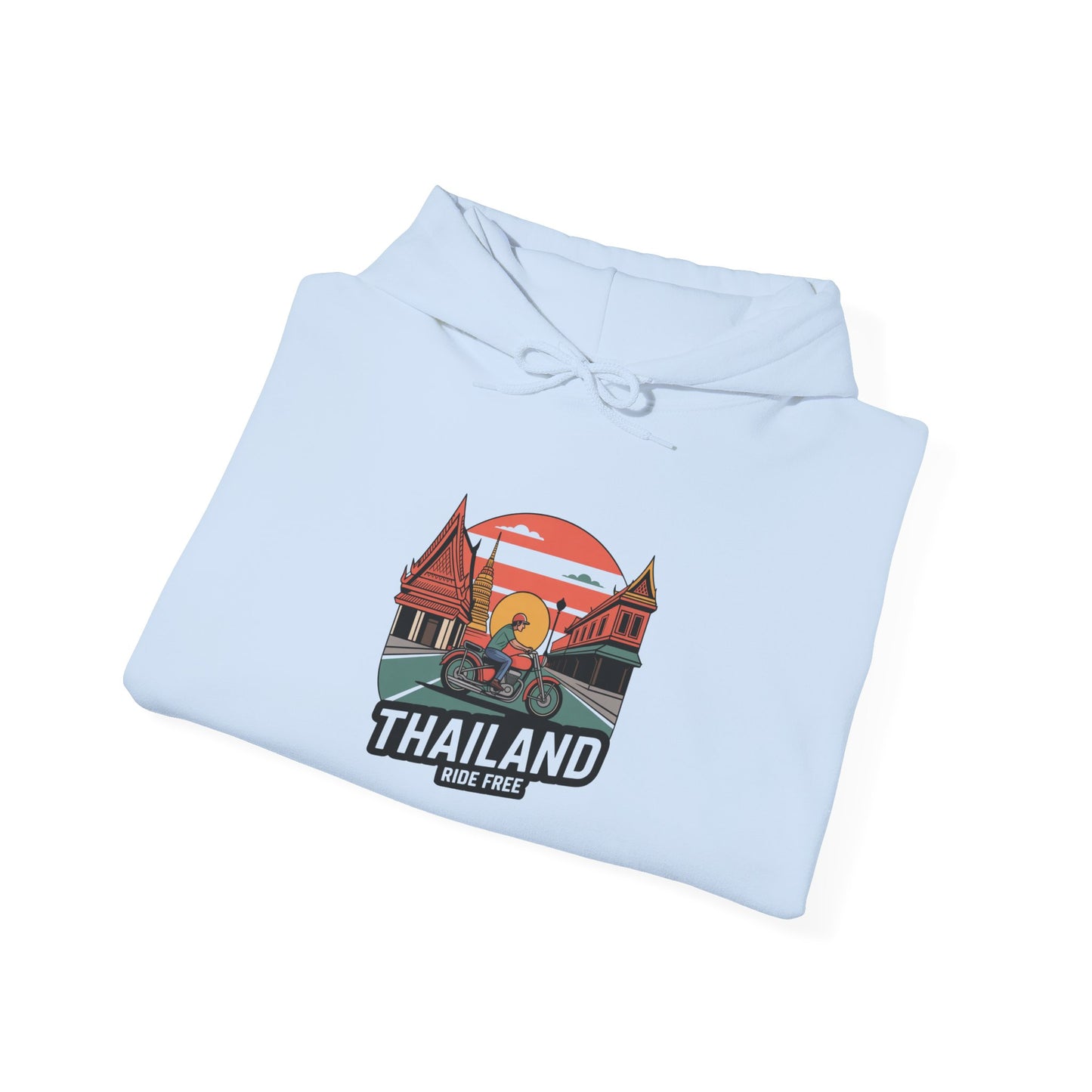 thailand ride free sunset hoodie