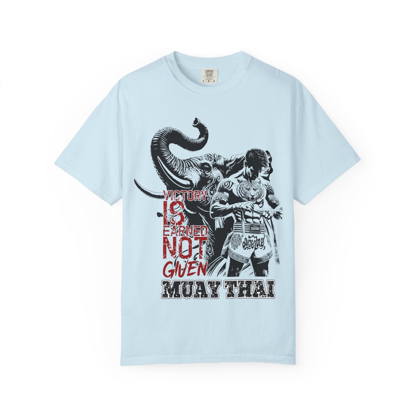 victory is earned not given muay thai t shirt