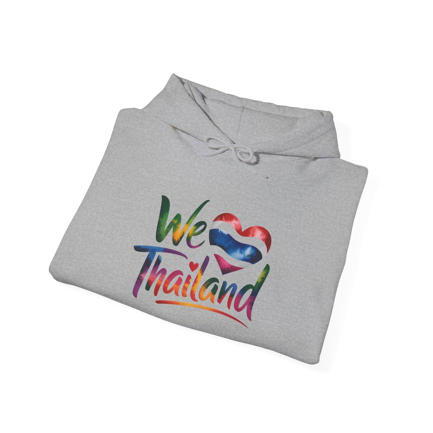 we love thailand hoodie – thai flag heart travel sweatshirt