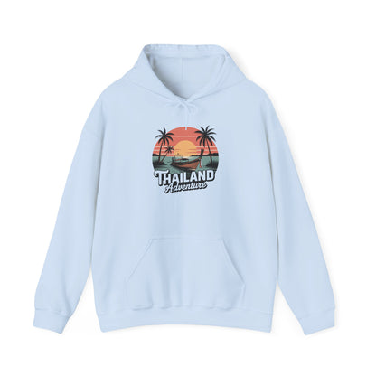 Thailand Sunset Longtail Boat Hoodie