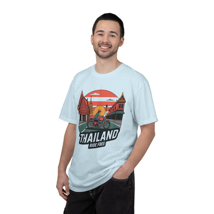 Thailand Retro Motorcycle Ride Travel Graphic T-Shirt